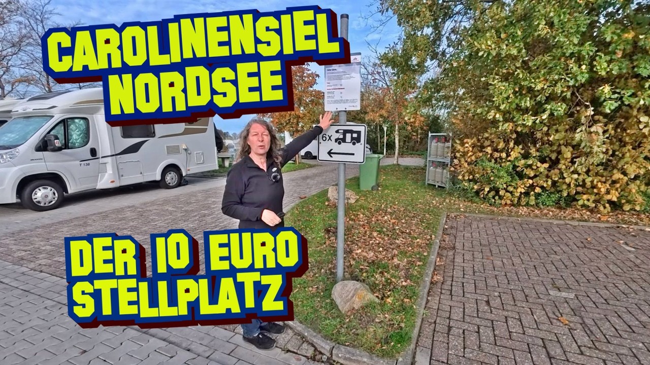 Carolinensiel Nordsee ❄️ | Dieser 10-€- Wohnmobil Stellplatz überrascht nicht nur im Winter