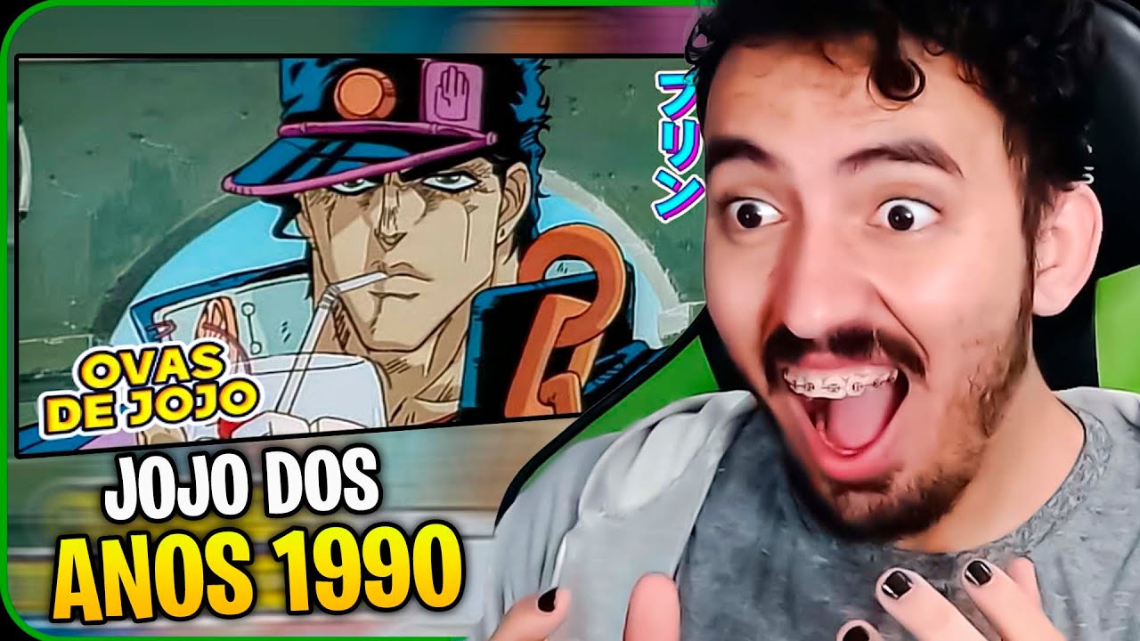 O ANIME DOS ANOS 90 DE JOJO KKKKK - Purin | Leozin React