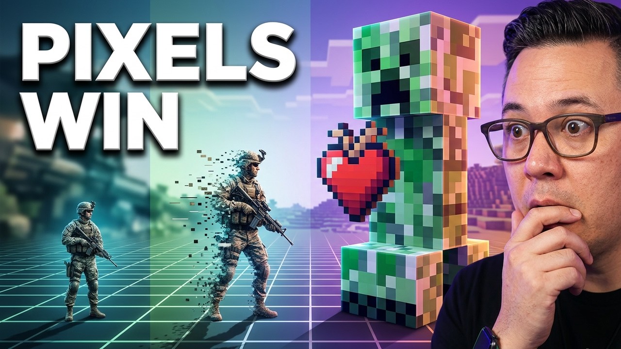 Pixels vs Photorealism | Why Players Keep Choosing Low-Fi