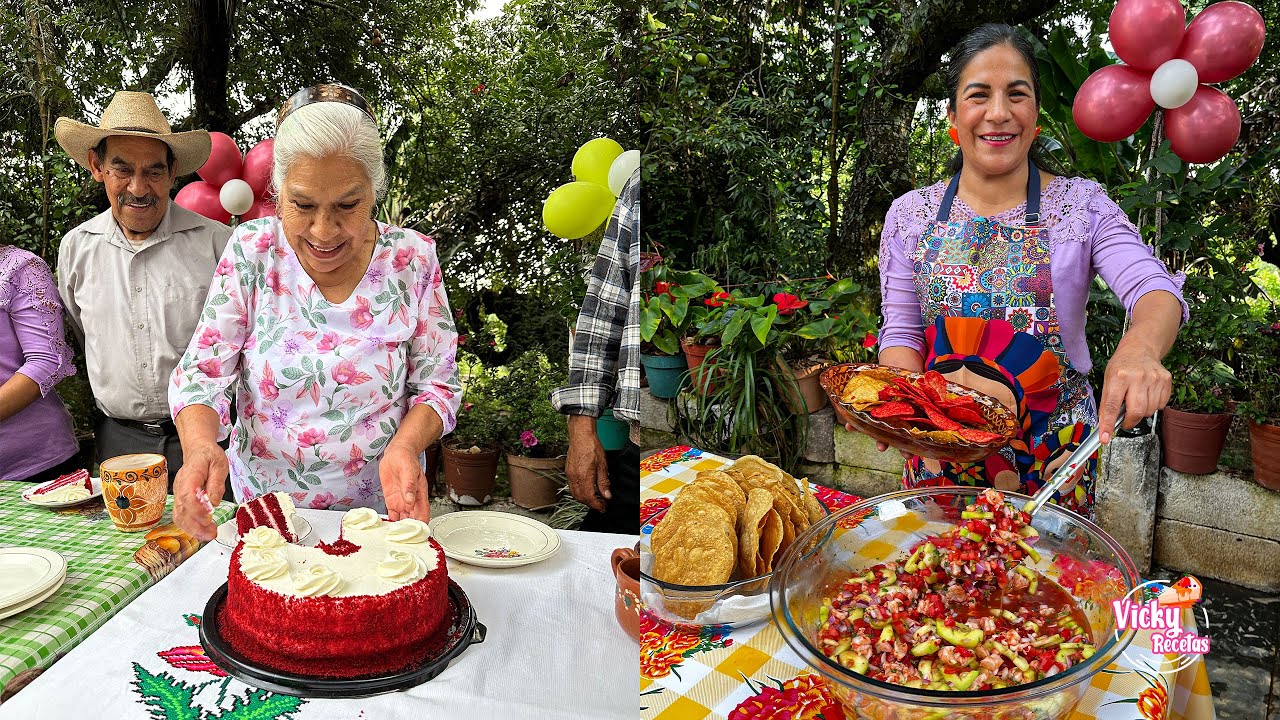Vámonos al Rancho a Festejar el Cumpleaños de Mi Mamá Llevo Ceviche de Camarón y Café de Olla