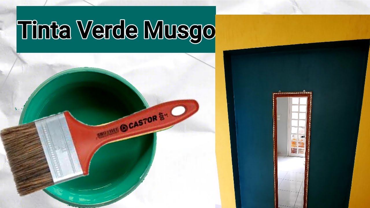 Tinta Verde Musgo PANTONE/Faça Você Mesmo