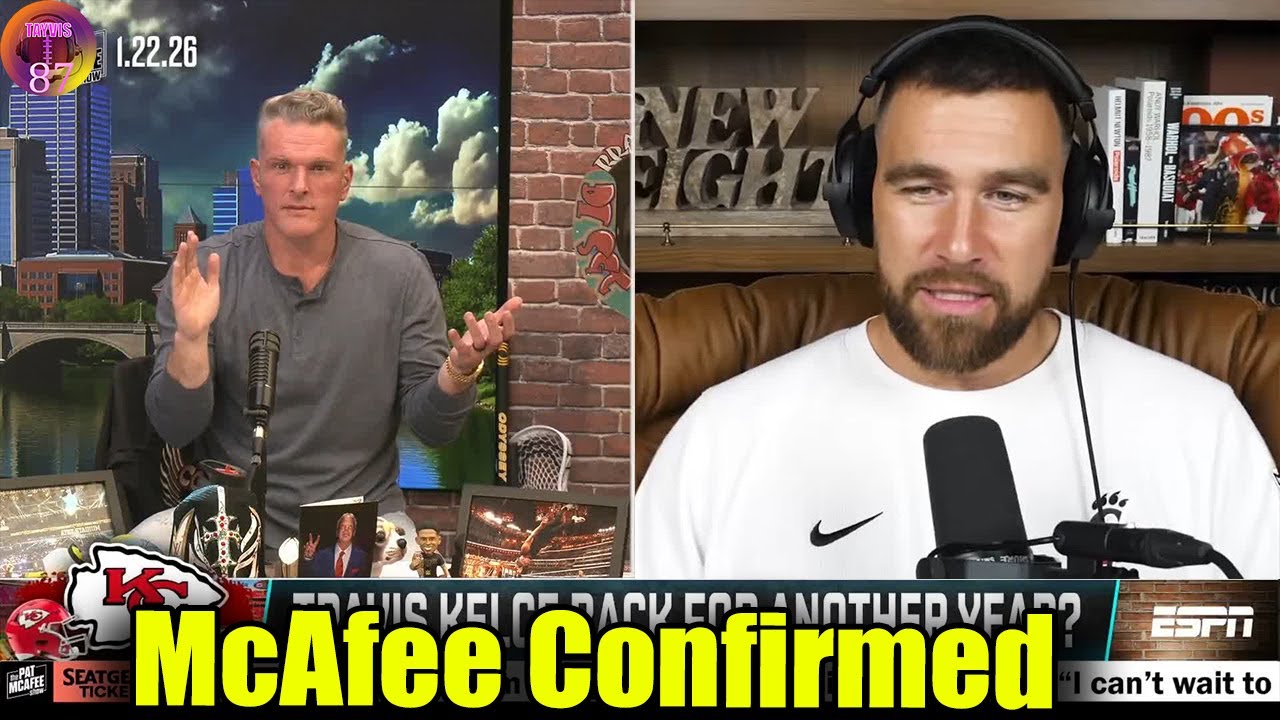 Pat McAfee drove CHIEFS fans wild after Travis Kelce confirmed his future on podcast