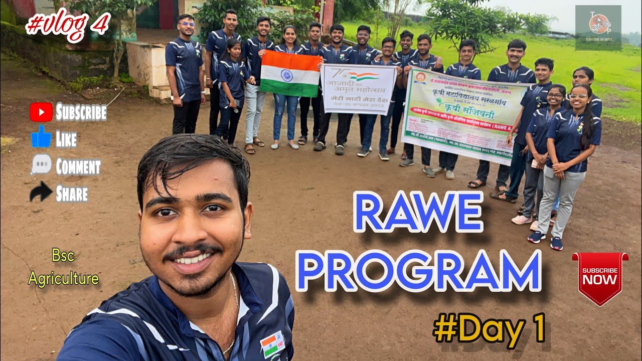 RAWE Program || Bsc Agriculture || Last Year Agri || Day 1 || Independence Day Celebration 🇮🇳
