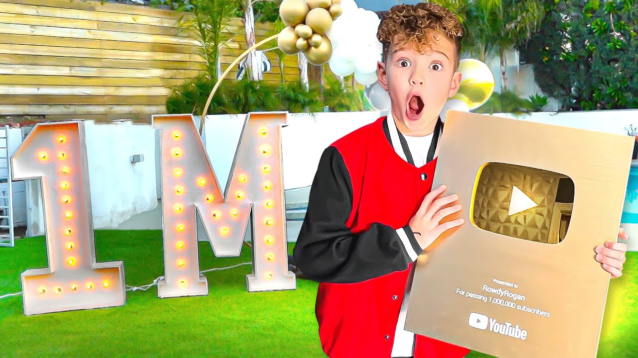 Come with us to RowdyRogan's 1 MILLION SUBSCRIBER PARTY😮🎉