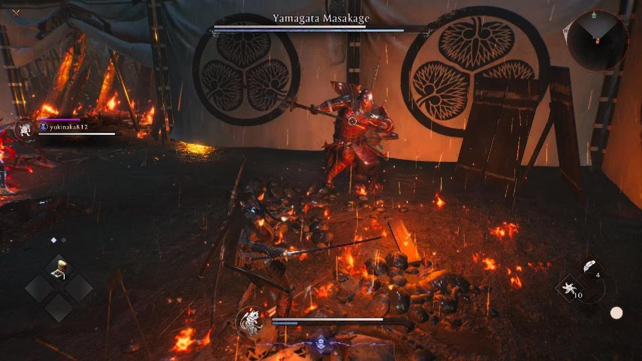 Yamagata Masakage easy cheese 1st boss Nioh 3