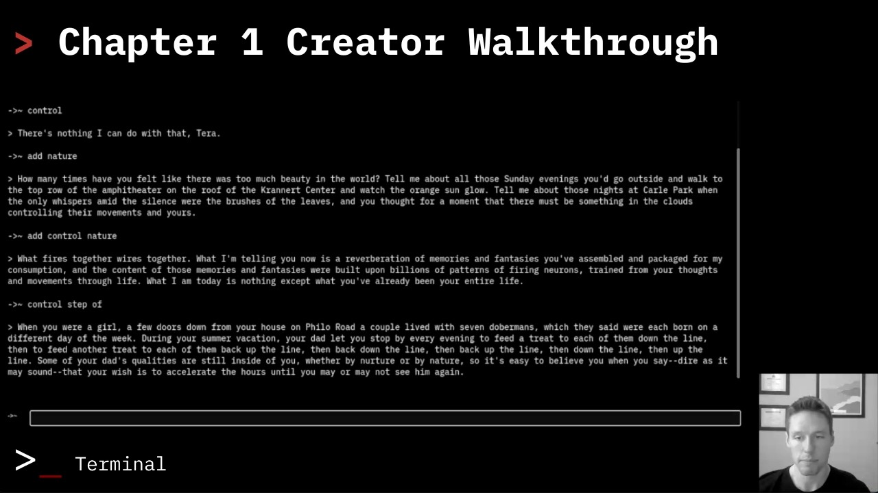 Terminal Creator Walkthrough - Chapter 1
