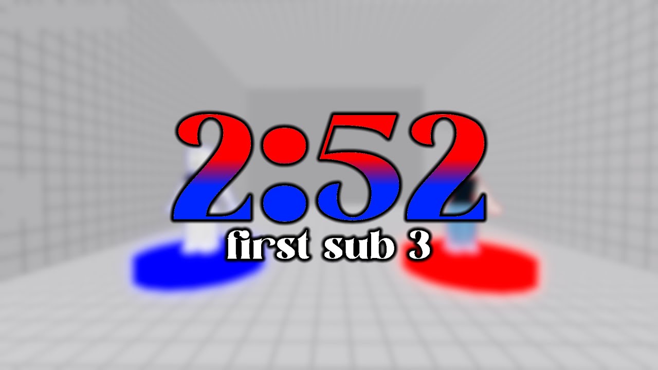 2:52.7 TEAMWORK PUZZLE WR (FIRST SUB 3)