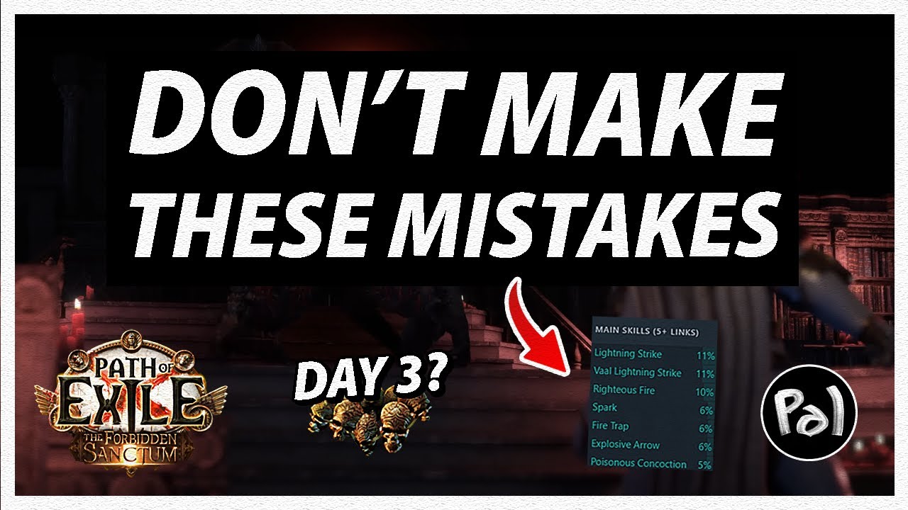 [PoE 3.20] 5 Leaguestart Mistakes to Avoid - Forbidden Sanctum Edition | Path of Exile