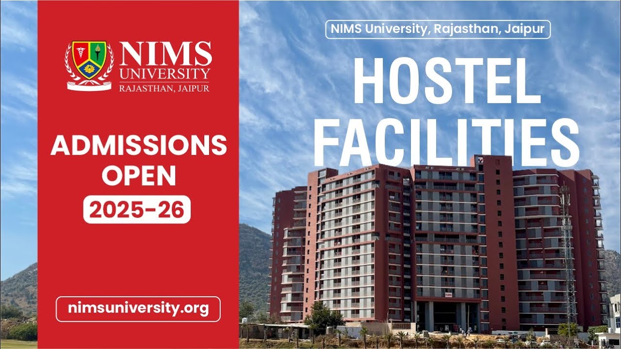 Inside NIMS University’s Modern Hostels | State of-the-art facilities & Scenic Views.