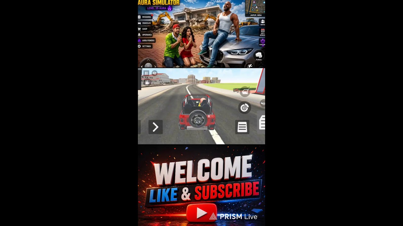 Indian Theft Aura Simulator 😂 | Full Funny Gameplay  Live 🔴 Indian Theft Aura Simulator game #INDI