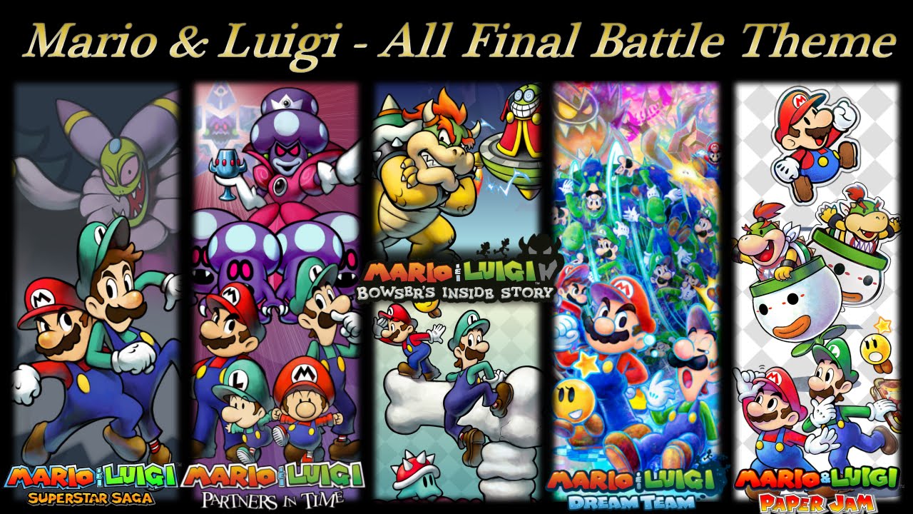 Mario & Luigi OST - All Final Battle Theme (Paper Jam)