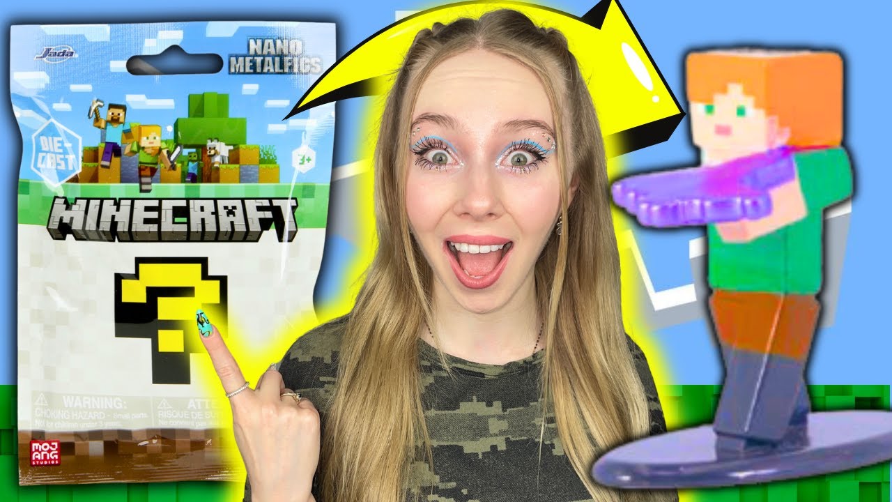 TRAFIŁAM ULTRA RZADKĄ FIGURKĘ MINECRAFT 🤯 | Minecraft | Mystery Figure | Jada | Pattje