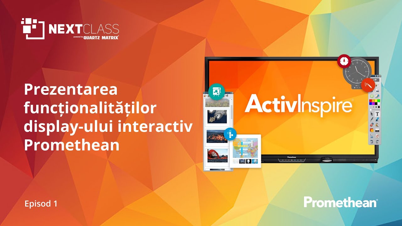 Prezentarea funcționalităților display-ului interactiv Promethean