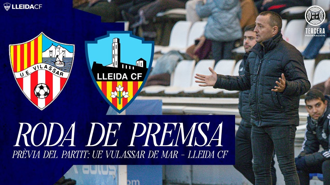 RODA DE PREMSA JORDI CORT&Eacute;S | JORNADA 15 | VILASSAR DE MAR - LLEIDA CF