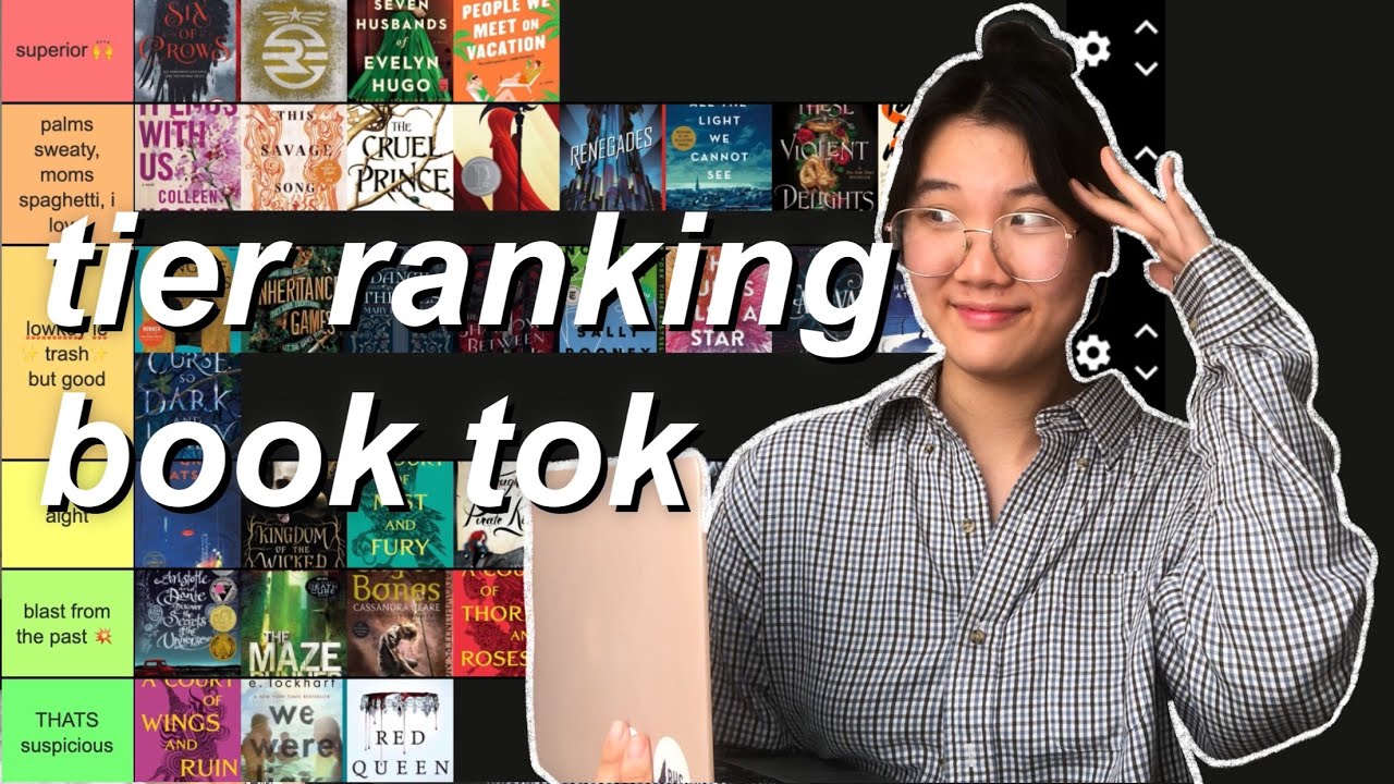 tier ranking tik tok books (hi book tok 😀)