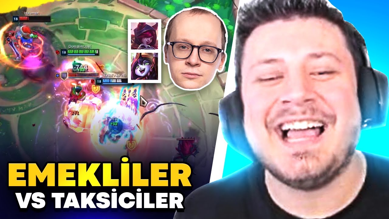Yaşlılar vs taksiciler FabFab'la LoL 2v2 arena @fabFabulous @Hutemen @Bezirci
