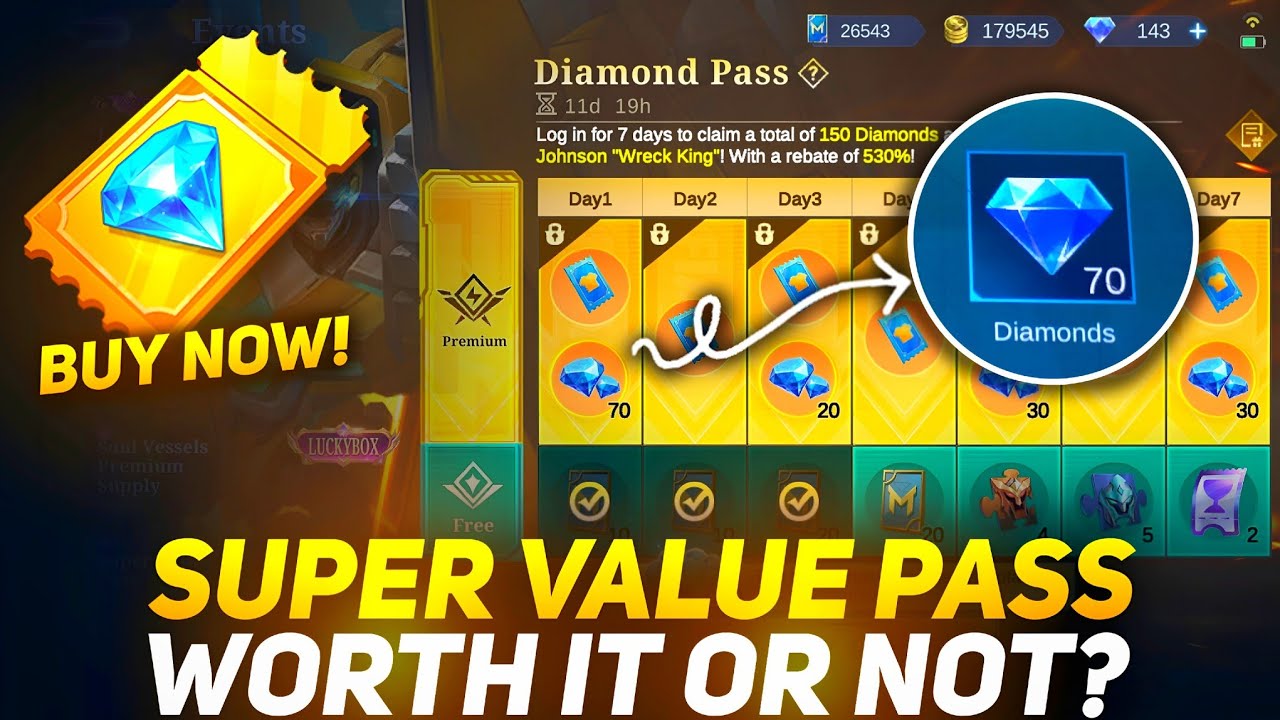 How To Buy Super Value Pass In Moba Legends ?  | Mobile Legends | Mlbb | Vrin