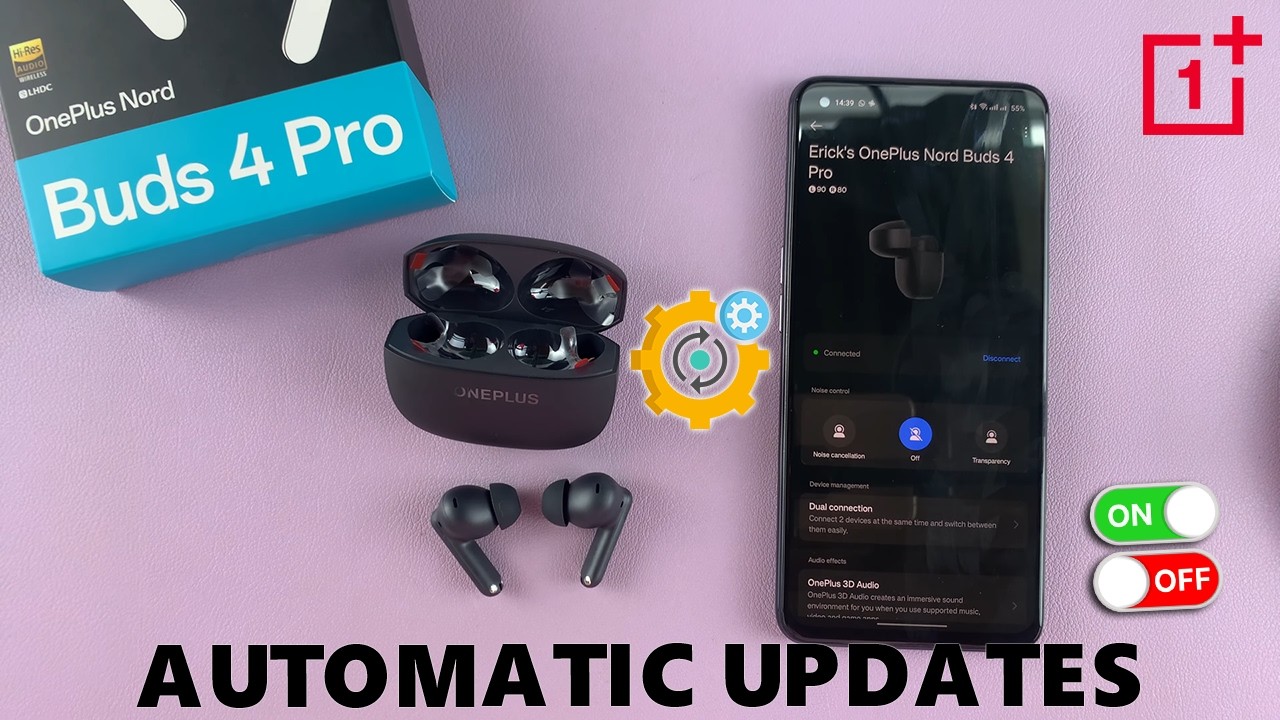 Как включить автоматические обновления на OnePlus Nord Buds 4 Pro