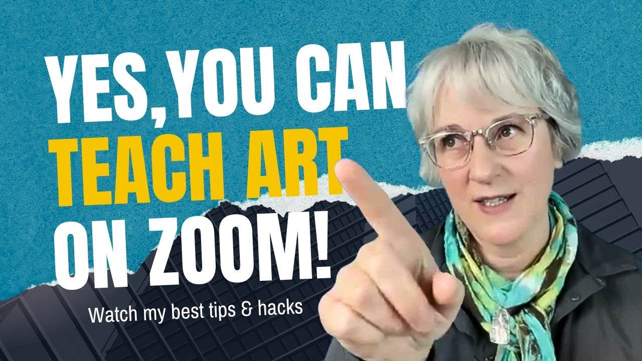 How you can host your own art workshop on Zoom—including my best tips about teaching online.