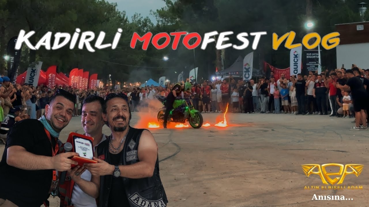 KADİRLİ MOTOFESTVLOG//BÖLGENİN EN GÜZEL FESTİVALİNE KONUK OLDUM!!