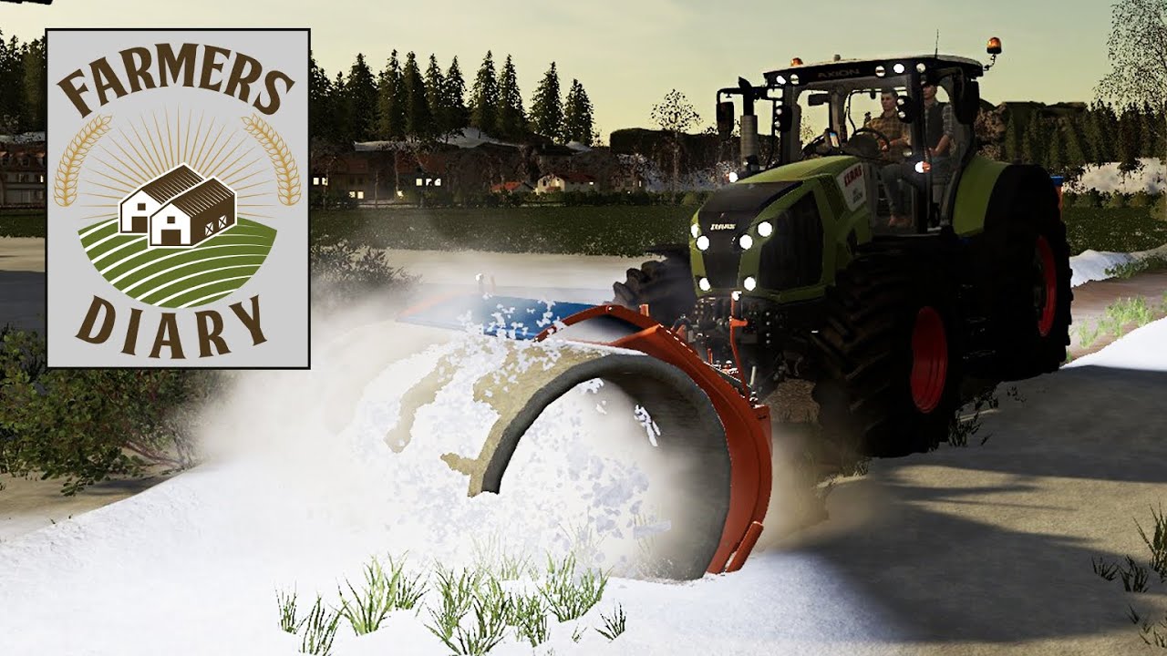 LS19 FARMERS DIARY #39: Schnee schieben im Winter | LANDWIRTSCHAFTS SIMULATOR 19