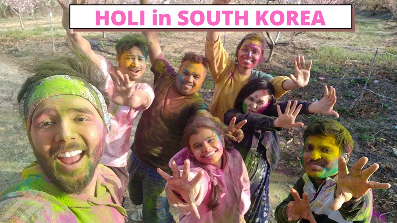 Holi in Korea.