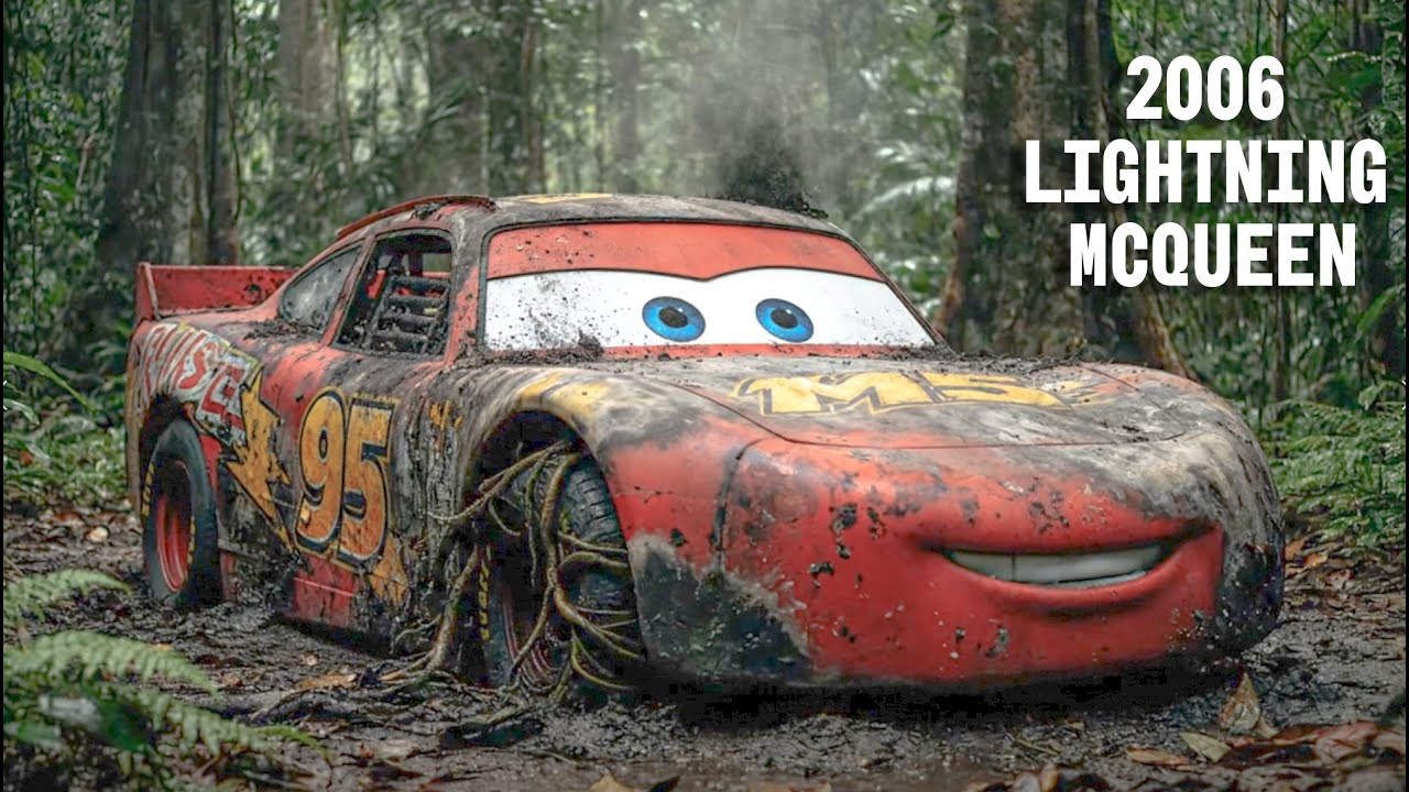 Restoring Completely Burned Lightning McQueen ($300 DEAL) | FULL ASMR PROCESS