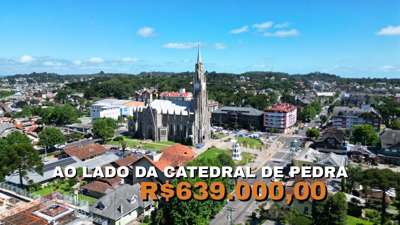 APARTAMENTO EM CANELA A 80M DA CATEDRAL DE PEDRA! CONFORTO, LOCALIZAÇÃO E EXCELENTE INVESTIMENTO!