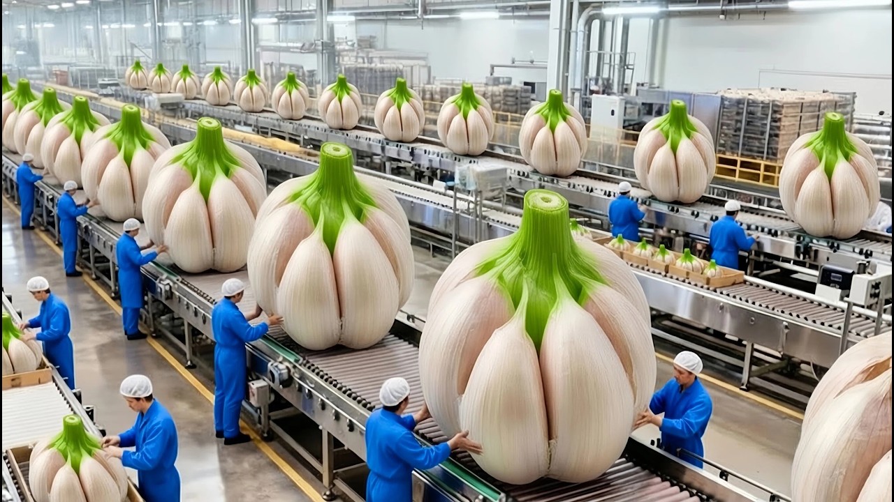 Inside the Largest US Garlic Factory 🧄 | How Premium Garlic Powder Is Made