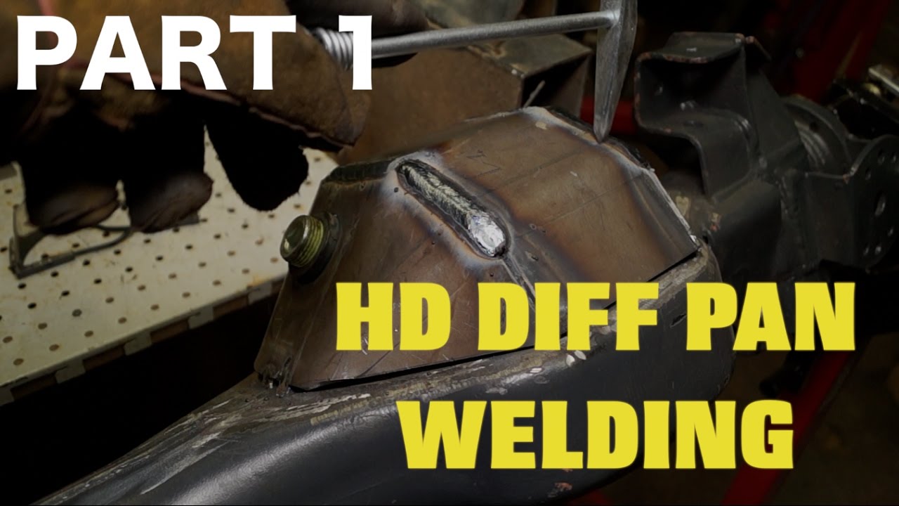 Land Rover (AXLE) Welding -  Armoured Diff Pan Modification PART 1