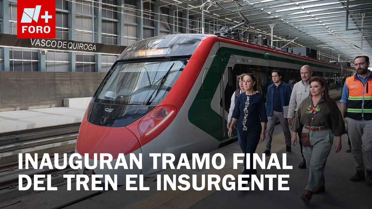 Claudia Sheinbaum inaugura por completo el Tren Interurbano México-Toluca - Expreso de la Mañana