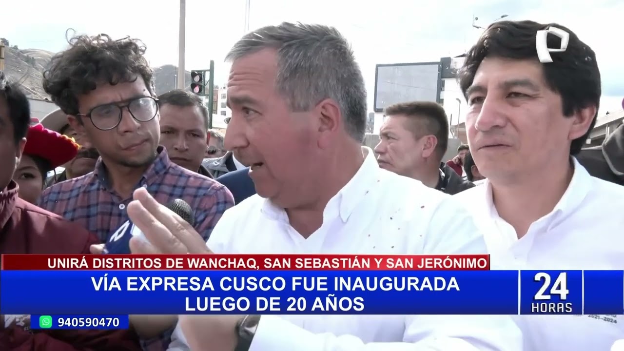 Vía expresa Cusco fue inaugurada luego de 20 años
