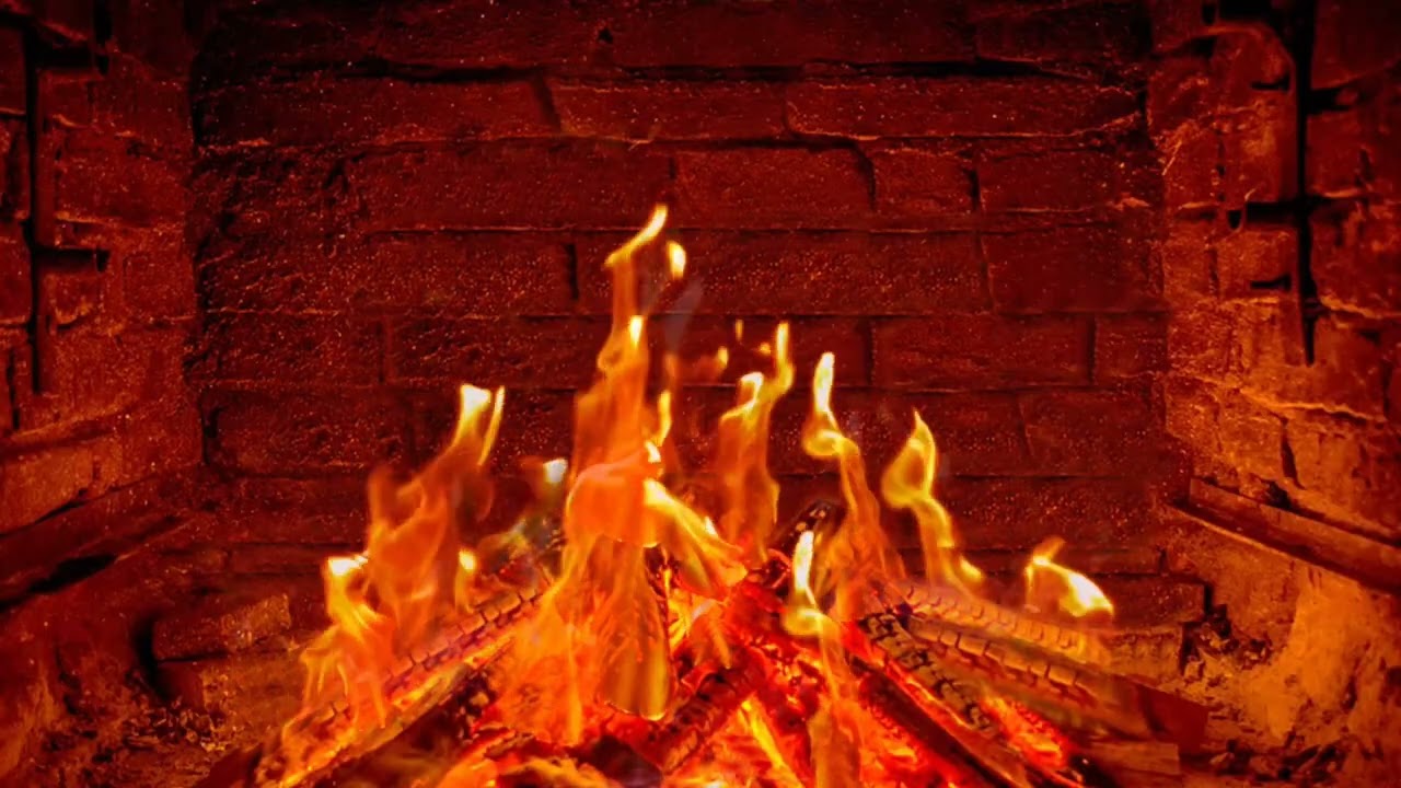 Relaxing Fireplace Sounds | Cozy Fire Ambience | 1 Hour