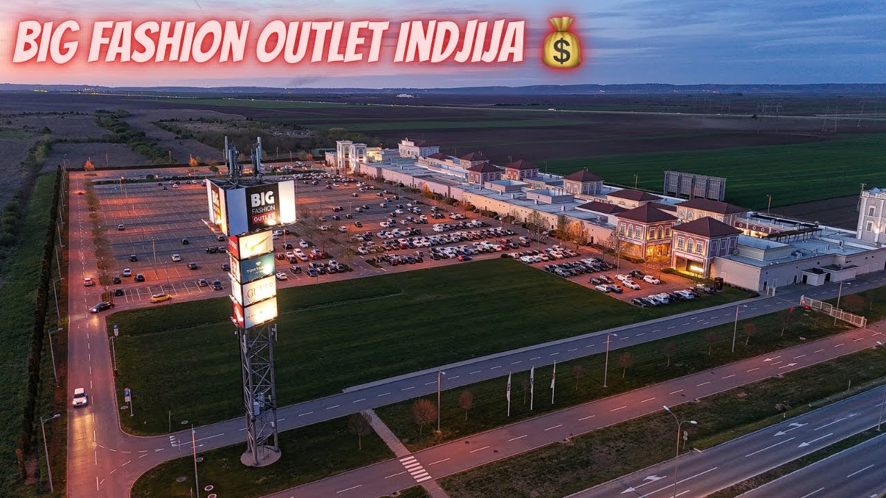 Da li je ovo najjeftiniji Outlet u Srbiji? Big fashion Indjija #dronvideo