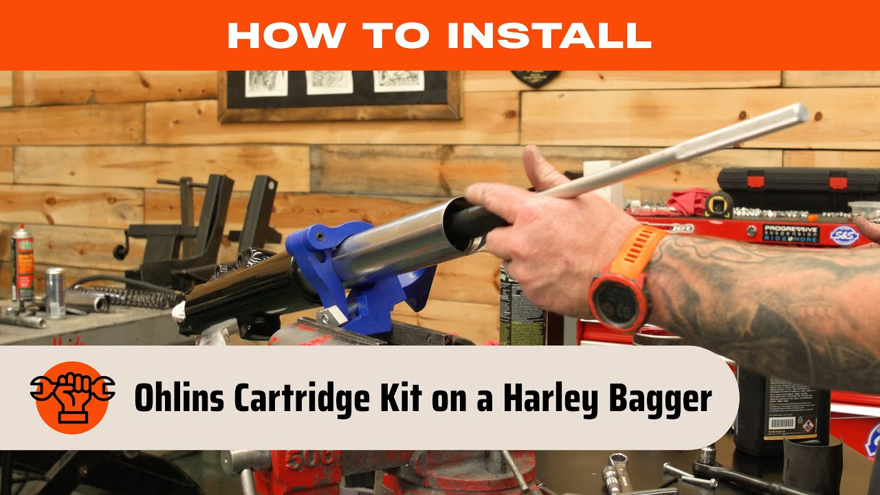 How to Install Ohlins Cartridge Kit on a Harley Davidson Bagger