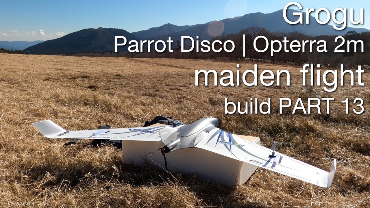 Grogu my Parrot Disco / Opterra - long range drone ~ PART 13 maiden flight Mount Fuji Hakone volcano