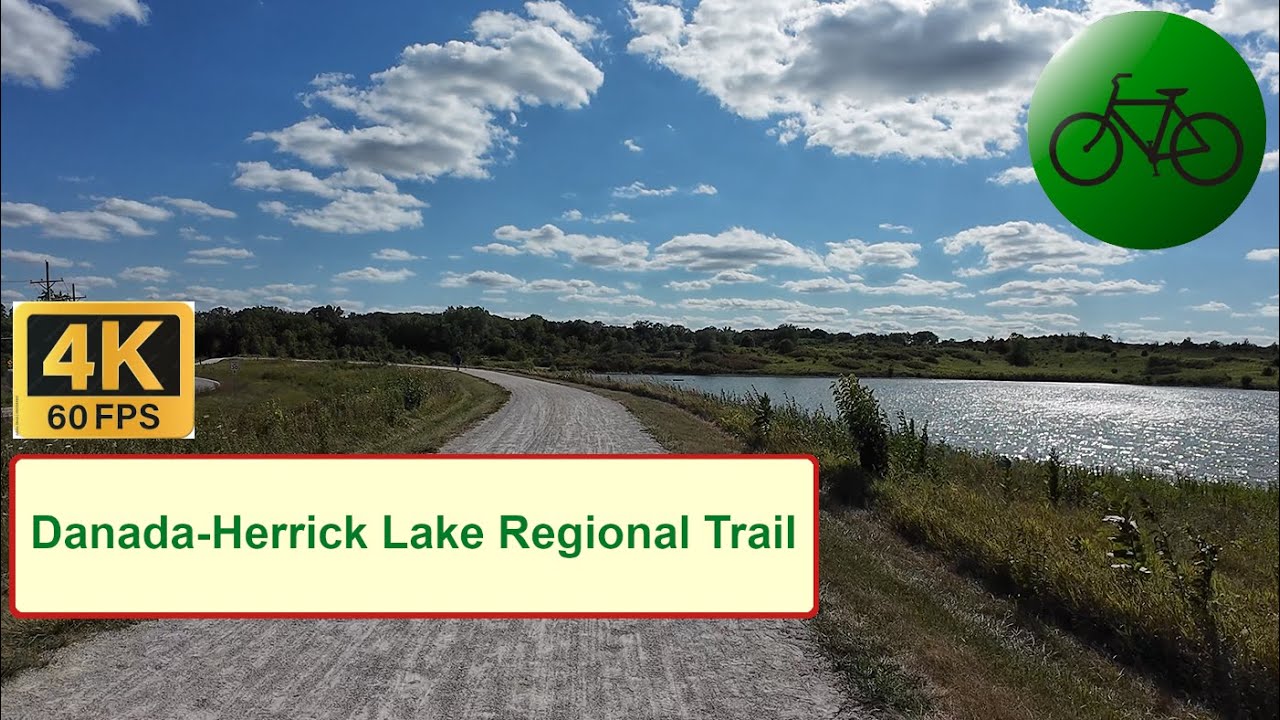 Danada Herrick Lake Regional Trail WB, IL 56 (Wheaton, IL) to IPP Aurora | VirtualBike