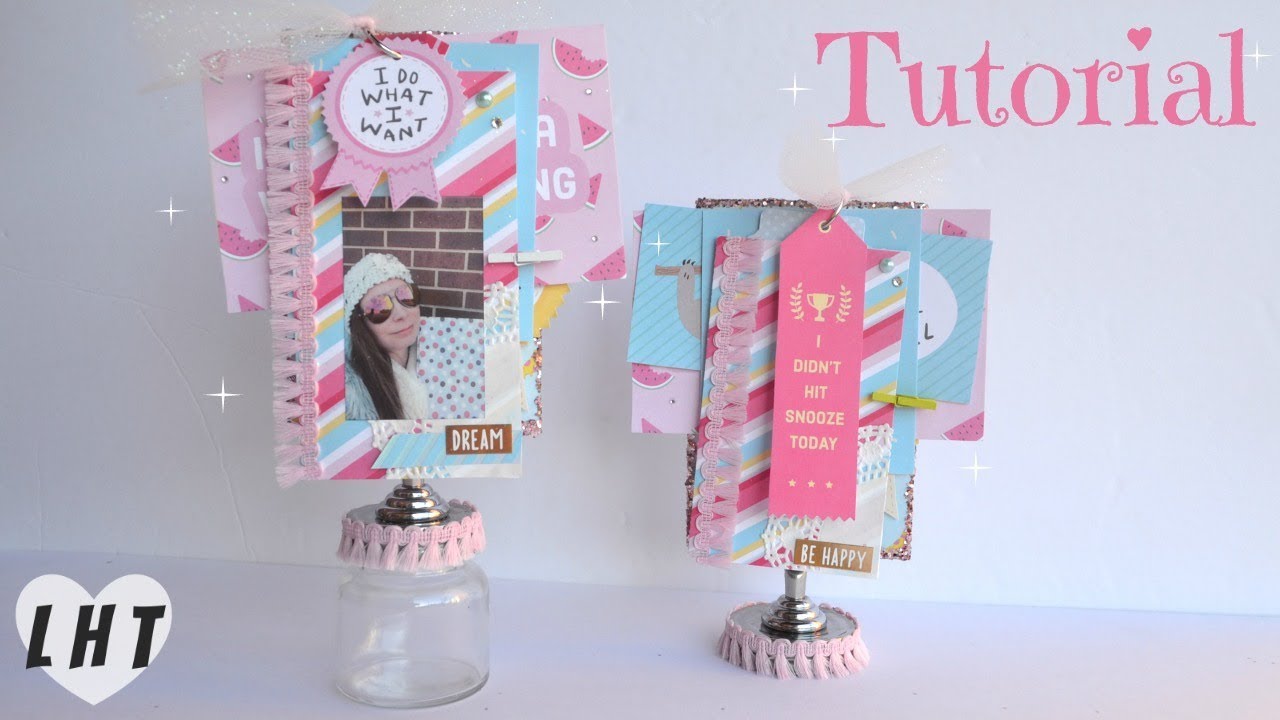 Diy Photo Display - Mini Album Tutorial - Photo Gift Ideas - Little Hot Tamale - LHT