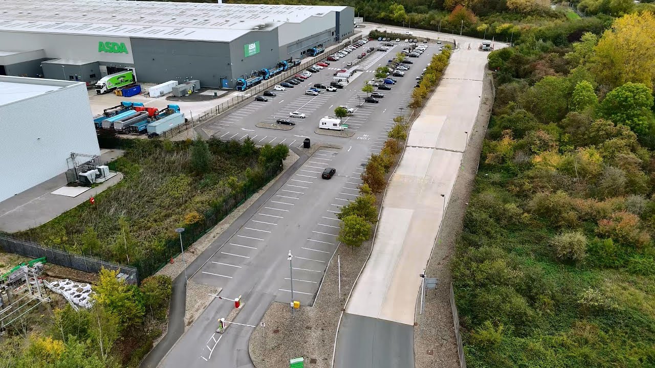 ASDA - Ambient Distribution Centre - Didcot Oxfordshire - Drone Footage