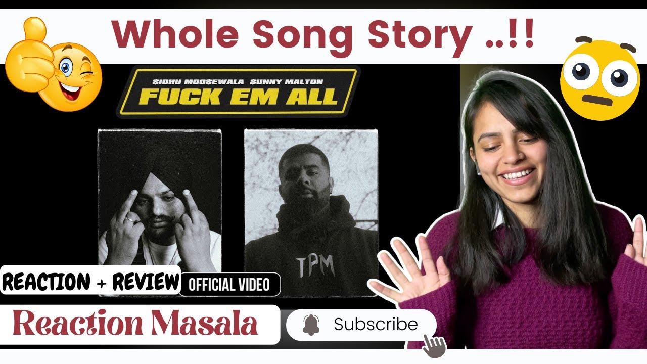 Reaction on Fuck Em All by Sidhu Moose Wala ft Sunny Malton | Reaction Masala | Arpan Sharma