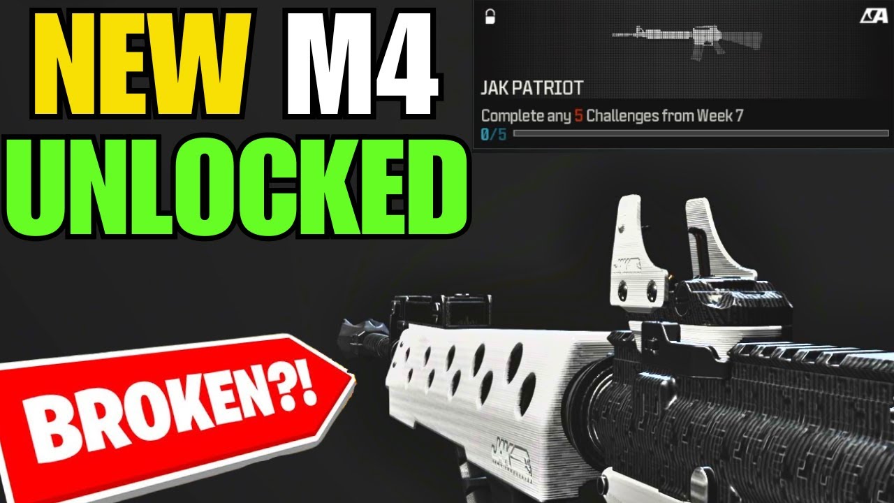 HOW to UNLOCK the M16 NEW JAK PATRIOT KIT IN WARZONE 3..(WEEK 7 AFTERMARKET PART)
