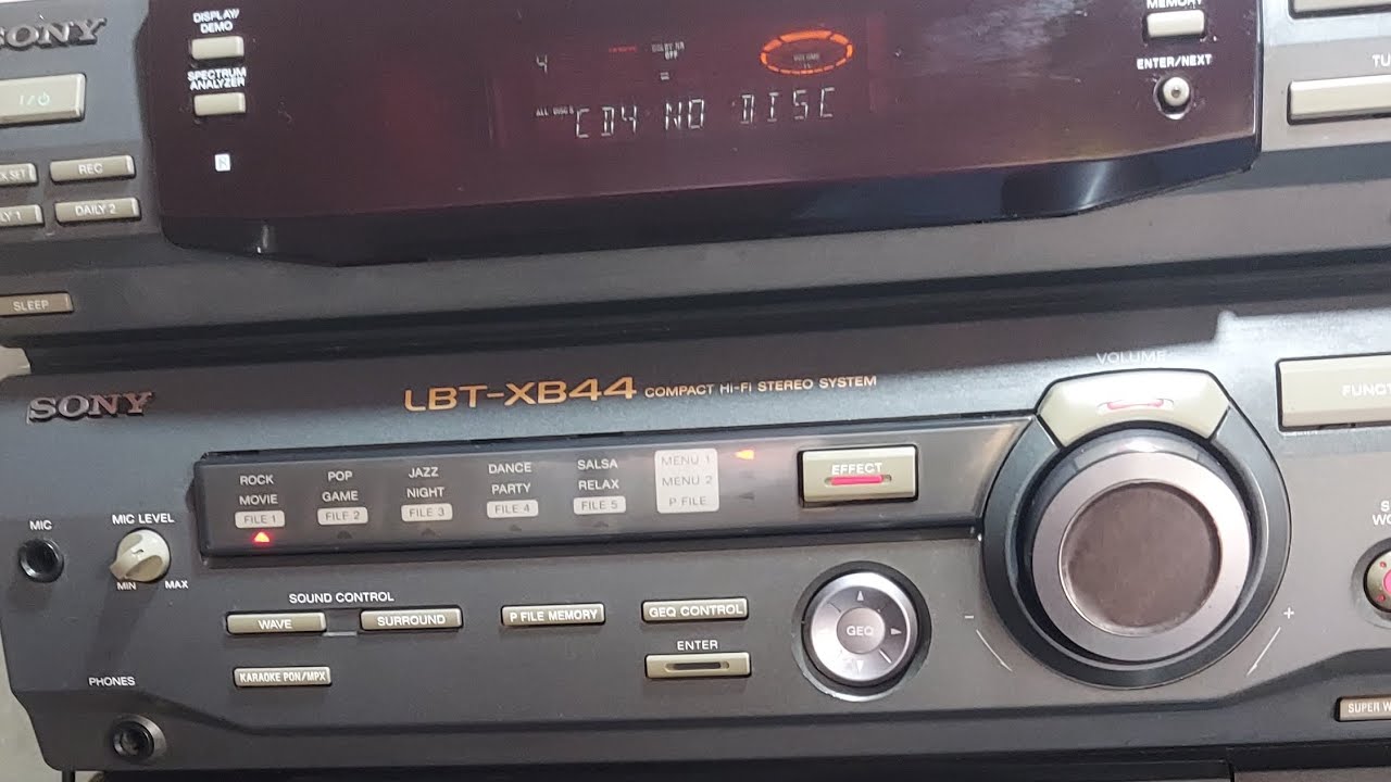 SONY LBT-XB44,  MANUTENÇÃO ( parte 2 final )