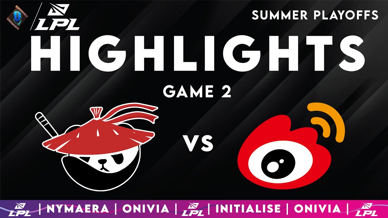 AL vs WBG Highlights Game 2 | LPL Playoffs 2025 | Anyone's Legend vs Weibo Gaming by Onivia