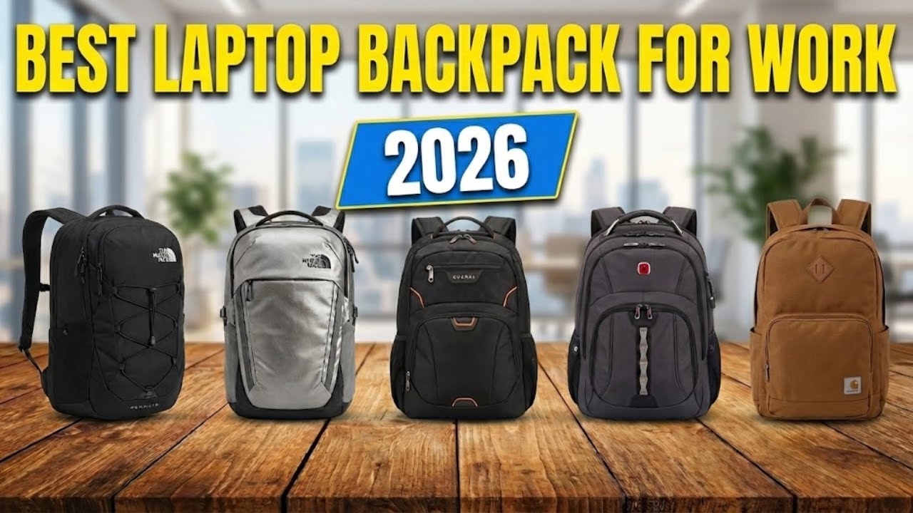 Top 5 Best Laptop Backpacks for Work | Stylish, Durable & Professional