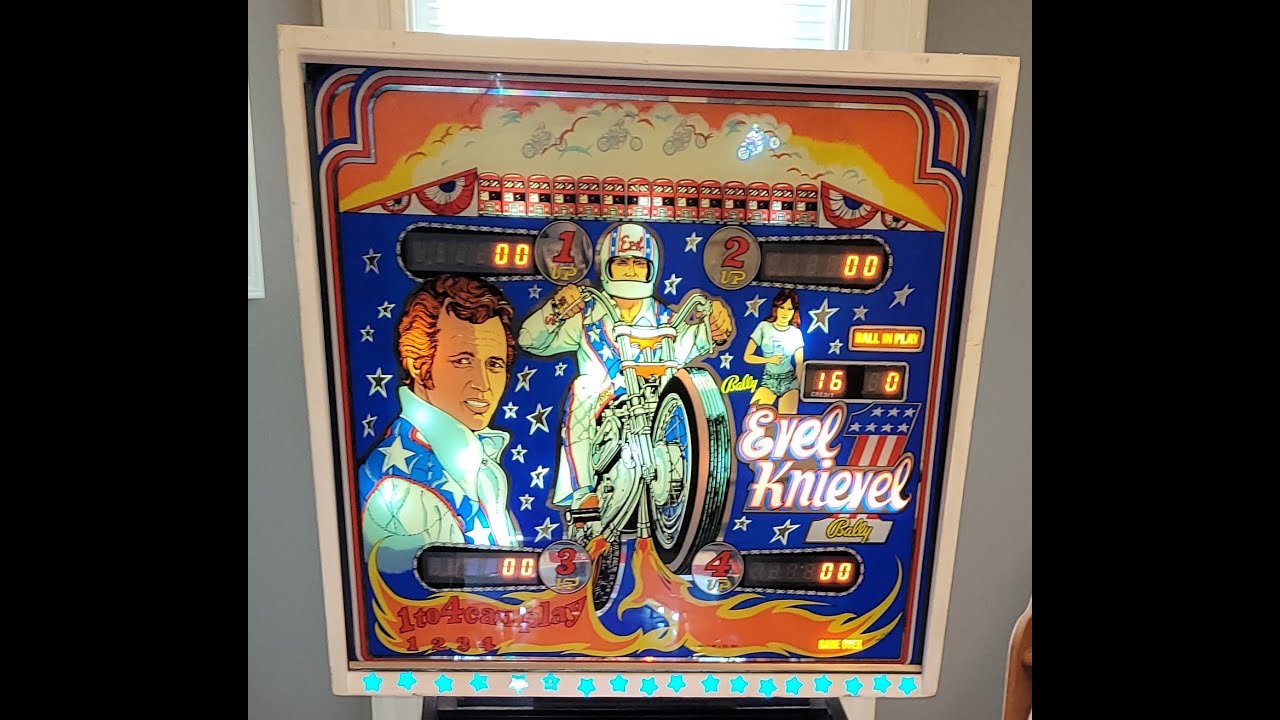 1977 Bally Evel Knievel Pinball Machine gameplay & tutorial video!