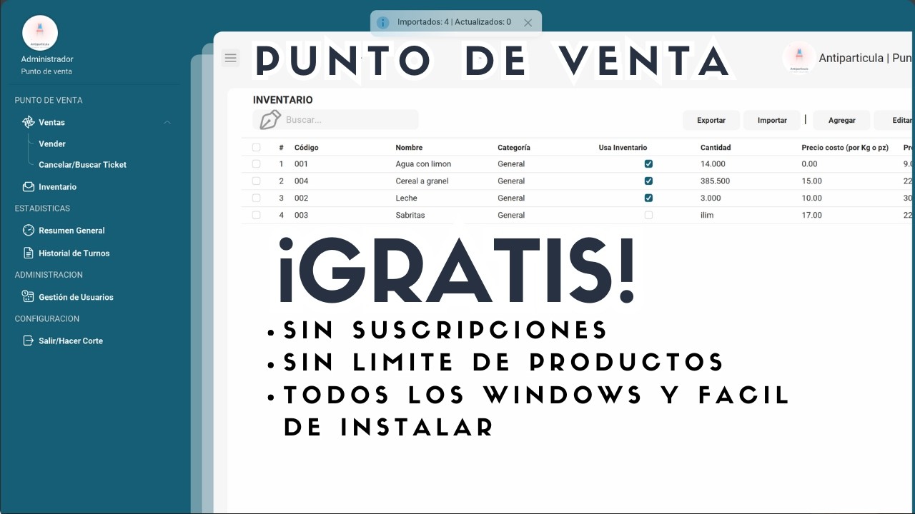 Punto de venta gratis 2026 | Sin pagos, sin limites, gratis de por vida