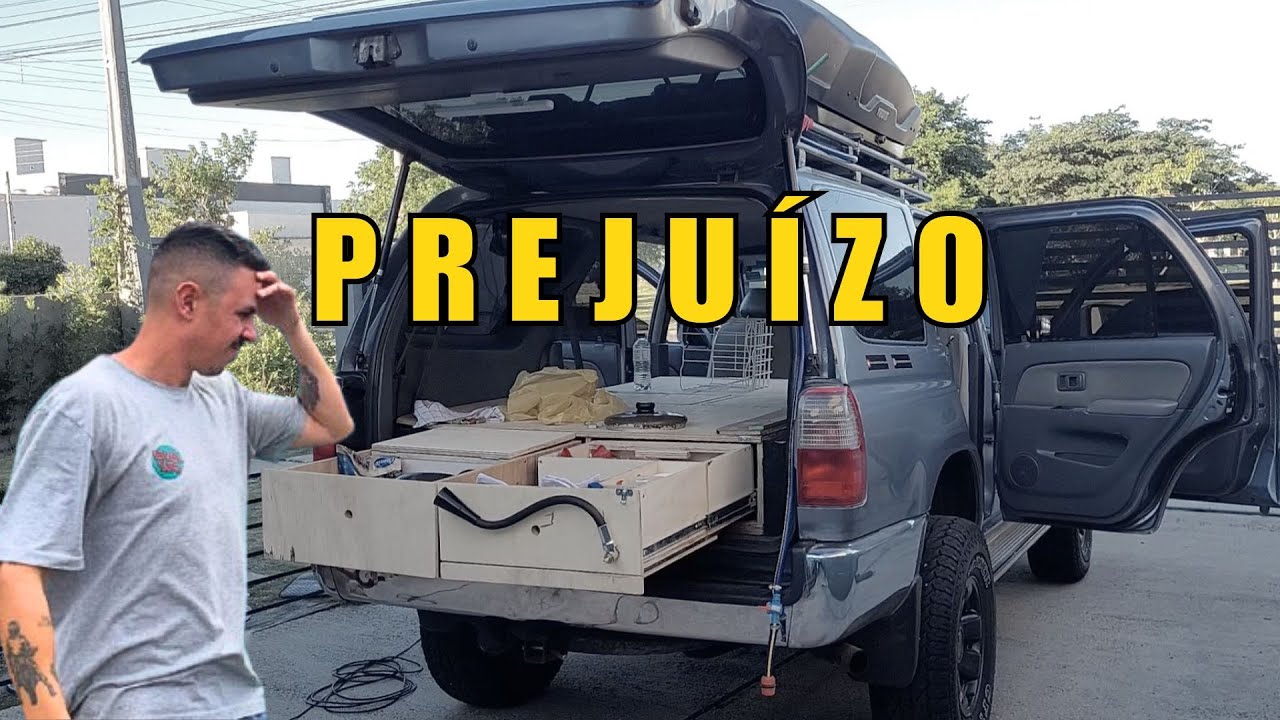 NEM SAÍMOS DE CASA E JÁ TIVEMOS UM PREJUÍZO ENORME - Ep.4 da Hilux SW4 Motorhome
