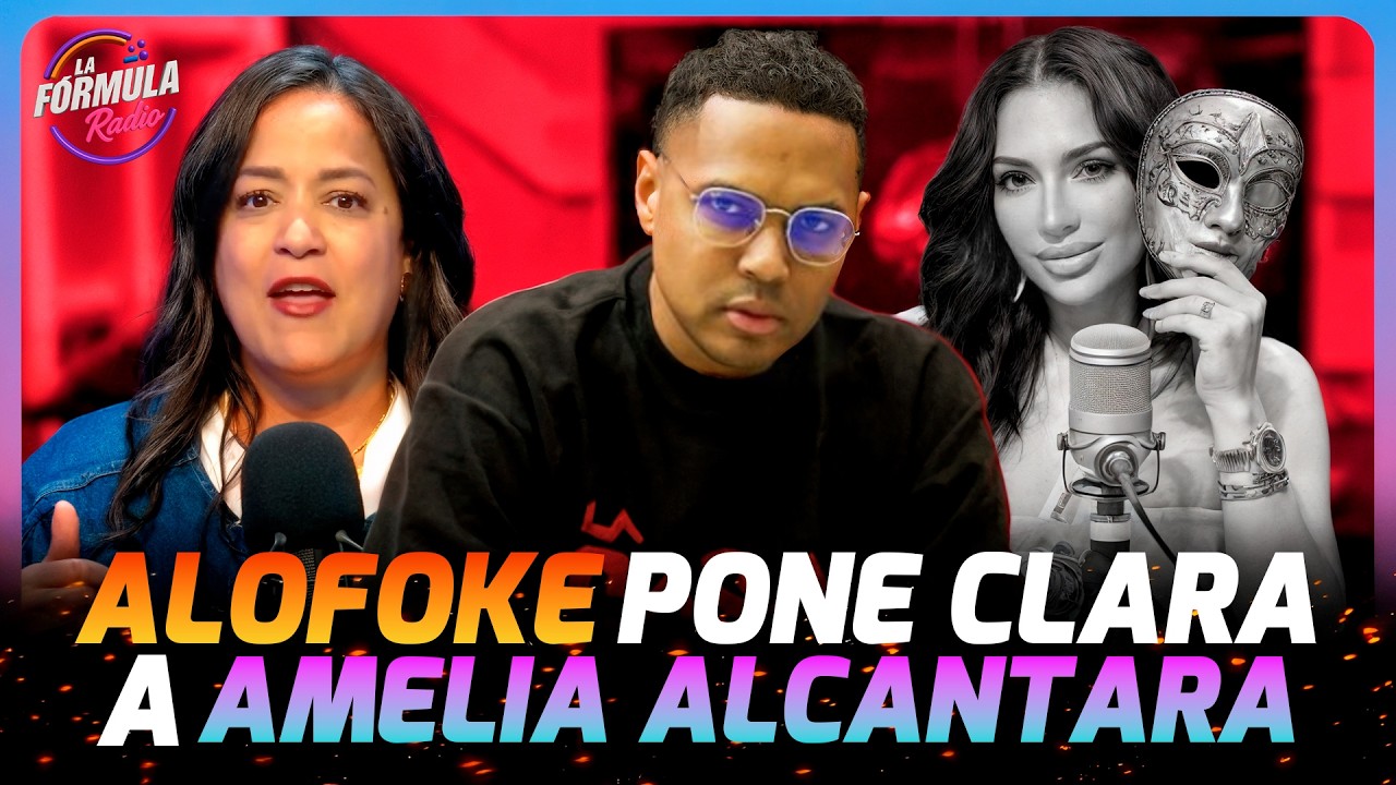 EXCLUSIVA! Alofoke pone clara a Amelia Alcántara y le da luz verde para hablar SIN FILTRO 😳