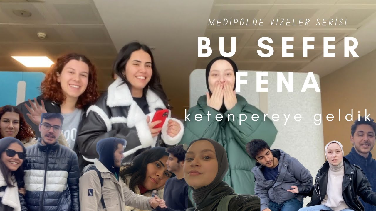 BU SEFER KETENPEREYE GELDİK! gelenekselleşmiş vize haftası vlog #medipolüniversitesi #vizeler