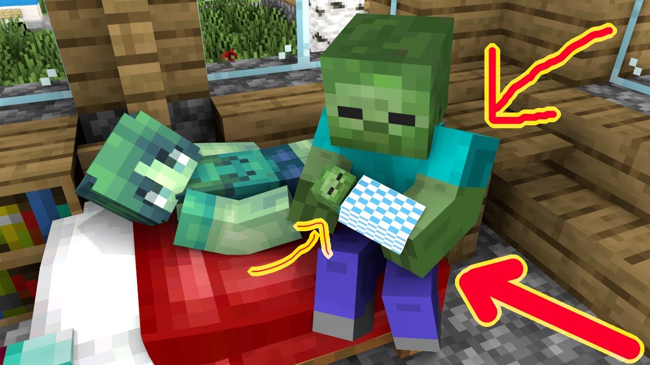 BABY ZOMBIE LIFE (part 1) - Minecraft Animation